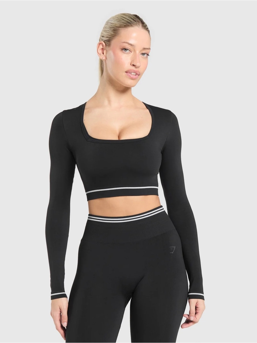 Gymshark Contrast Seamless Crop Top M